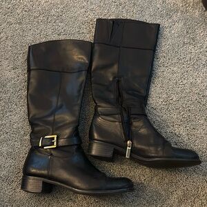 COPY - Banana Republic black leather riding boots